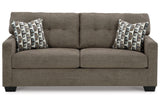 Mahoney Chocolate Sofa and Chaise from Ashley - Luna Furniture