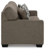Mahoney Chocolate Sofa and Chaise from Ashley - Luna Furniture