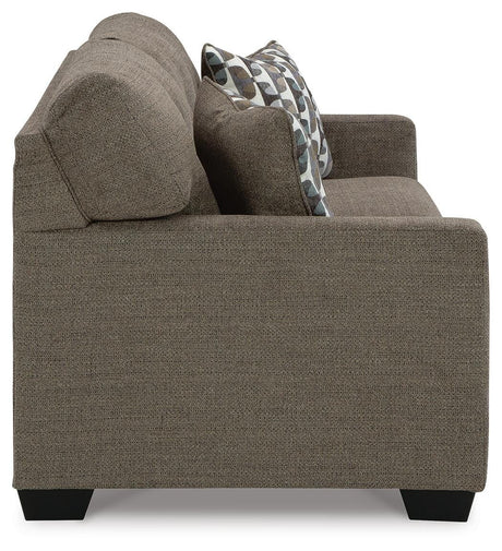 Mahoney Chocolate Sofa and Chaise from Ashley Furniture - Luna Furniture