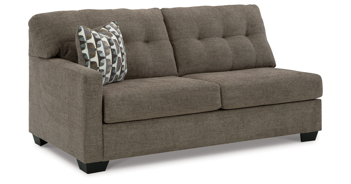 Mahoney Chocolate Left-Arm Facing Sofa from Ashley - Luna Furniture