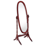 Foyet Merlot Oval Cheval Mirror from Coaster - Luna Furniture