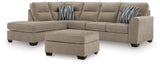 Olten 2-Piece Sectional with Chaise and Ottoman from Ashley - Luna Furniture