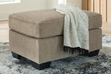 Olten Mocha Ottoman from Ashley - Luna Furniture