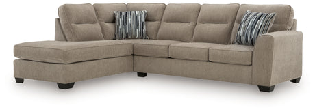 Olten Mocha 2-Piece LAF Sectional from Ashley - Luna Furniture