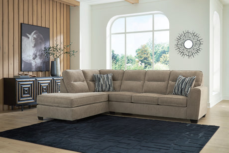 Olten 2-Piece Sectional with Chaise and Ottoman from Ashley - Luna Furniture
