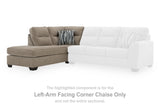 Olten Mocha Left-Arm Facing Corner Chaise from Ashley - Luna Furniture