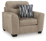 Olten Mocha Oversized Chair from Ashley - Luna Furniture