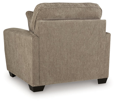 Olten Mocha Oversized Chair from Ashley - Luna Furniture