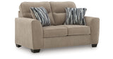Olten Mocha Loveseat from Ashley - Luna Furniture