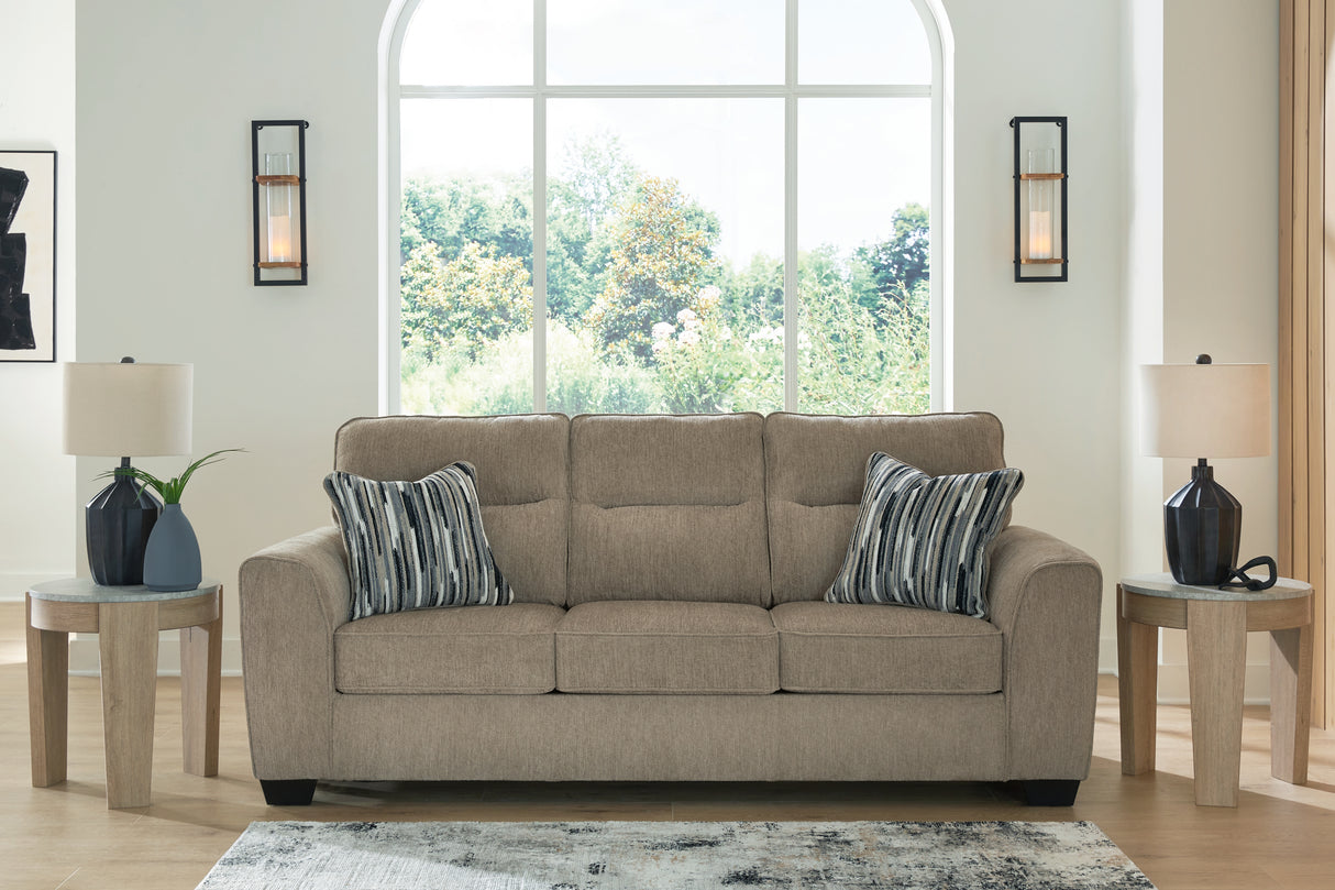 Olten Mocha Sofa from Ashley - Luna Furniture
