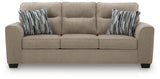 Olten Mocha 2 Sofas and Ottoman from Ashley Furniture - Luna Furniture