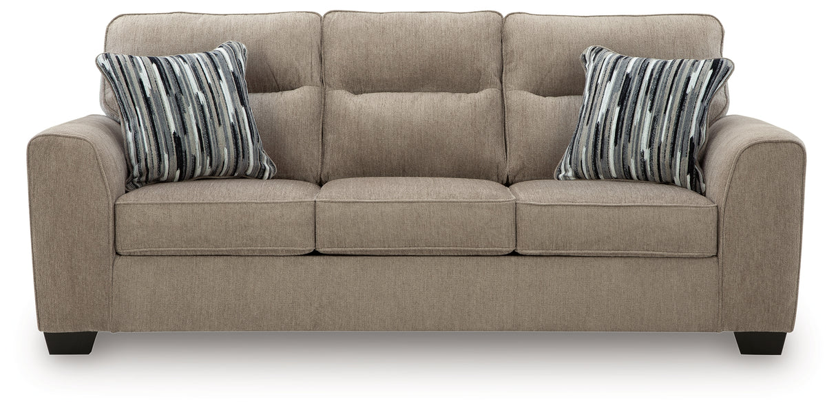 Olten Mocha Sofa from Ashley - Luna Furniture