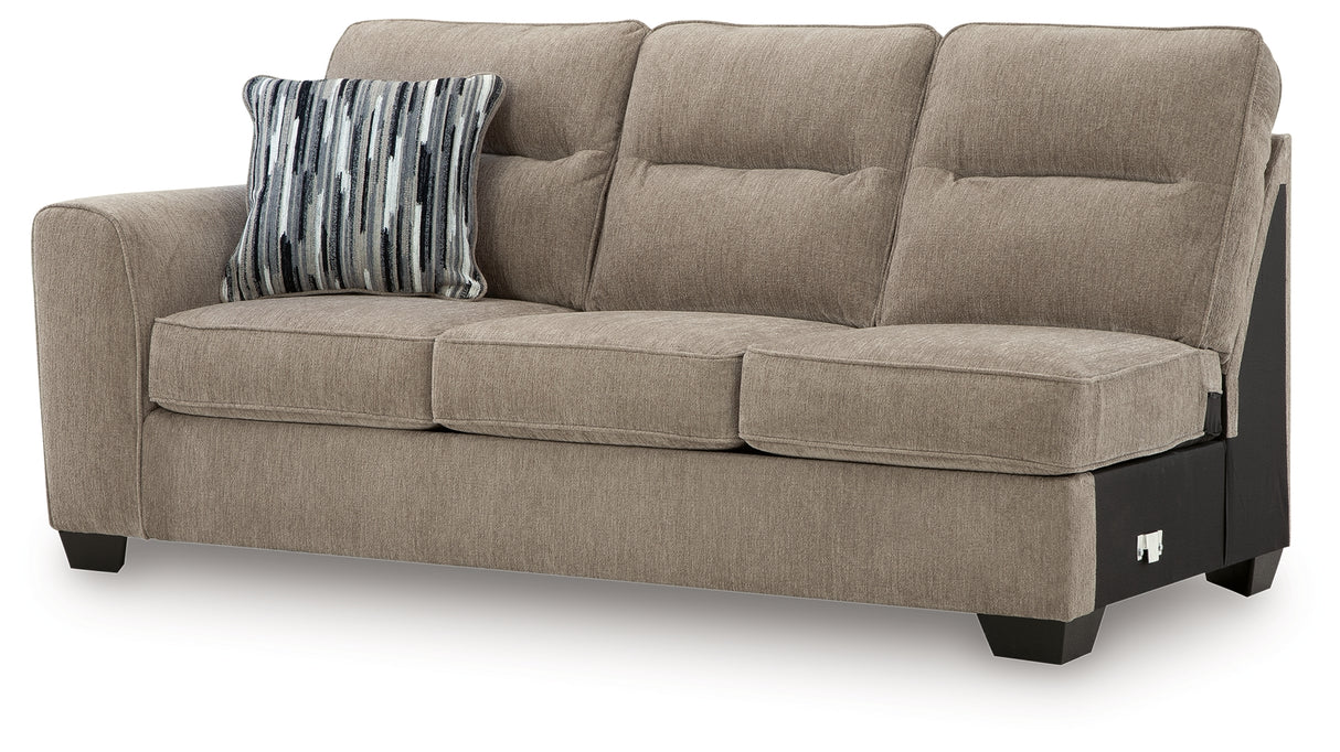 Olten Mocha Left-Arm Facing Sofa from Ashley - Luna Furniture