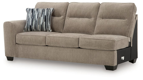 Olten Mocha Left-Arm Facing Sofa from Ashley - Luna Furniture