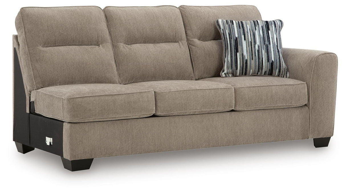 Olten Mocha Right-Arm Facing Sofa from Ashley - Luna Furniture