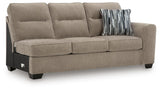 Olten Mocha Right-Arm Facing Sofa from Ashley - Luna Furniture