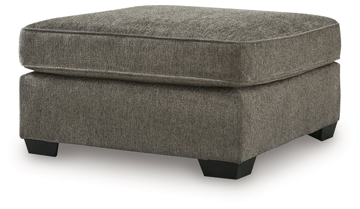 Olten Graphite Oversized Accent Ottoman from Ashley - Luna Furniture