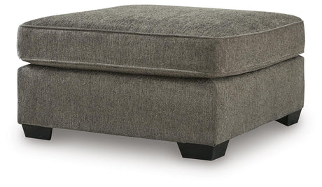 Olten Graphite Oversized Accent Ottoman from Ashley Furniture - Luna Furniture