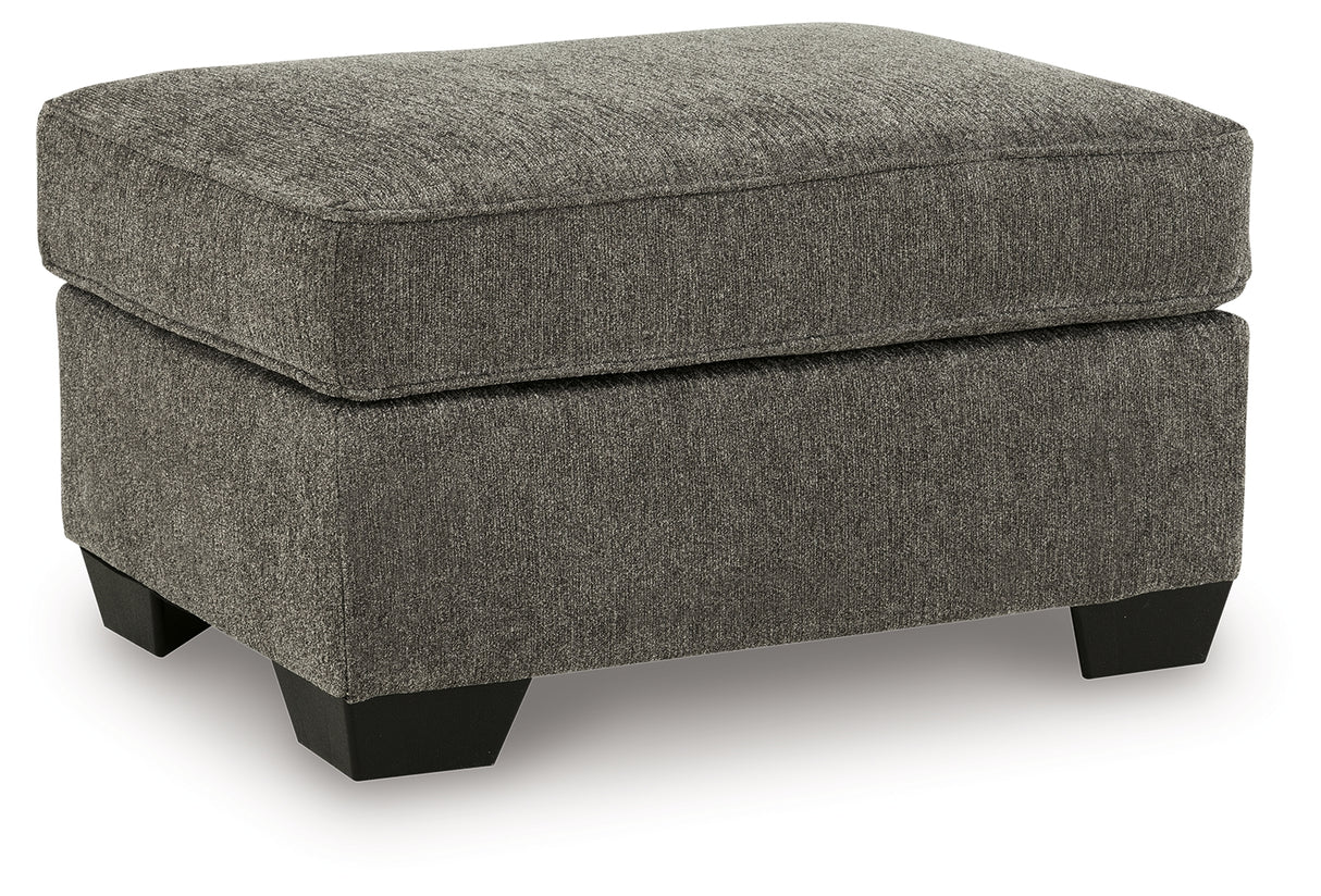 Olten Graphite Ottoman from Ashley - Luna Furniture