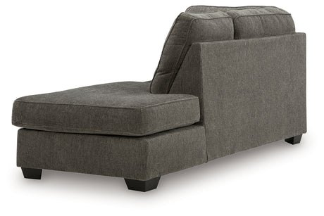 Olten Graphite Right-Arm Facing Corner Chaise from Ashley - Luna Furniture