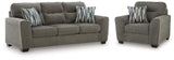 Olten Graphite Sofa and Oversized Chair