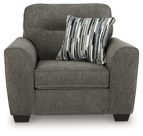 Olten Graphite Oversized Chair from Ashley - Luna Furniture