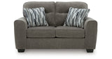 Olten Graphite Loveseat from Ashley - Luna Furniture