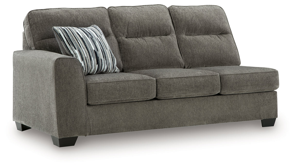 Olten Graphite Left-Arm Facing Sofa from Ashley - Luna Furniture
