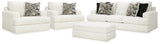 Karinne White Sofa, 2 Chairs and Ottoman from Ashley Furniture - Luna Furniture