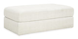 Karinne Chair and Ottoman in Linen from Ashley Furniture - Luna Furniture