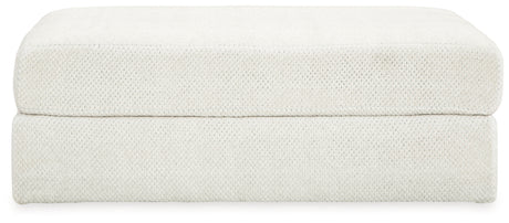 Karinne Linen Oversized Chair and Ottoman from Ashley - Luna Furniture