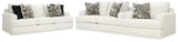 Karinne Linen Sofa, Loveseat and Oversized Chair from Ashley - Luna Furniture