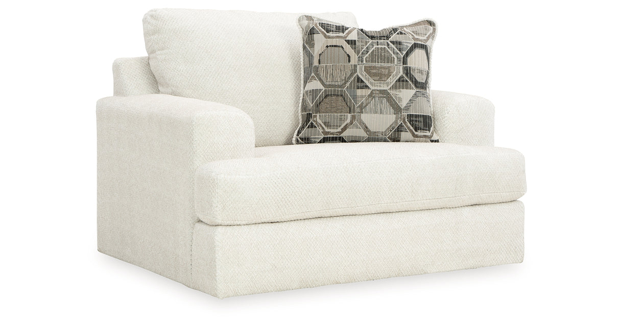 Karinne Linen Loveseat and Chair from Ashley Furniture - Luna Furniture