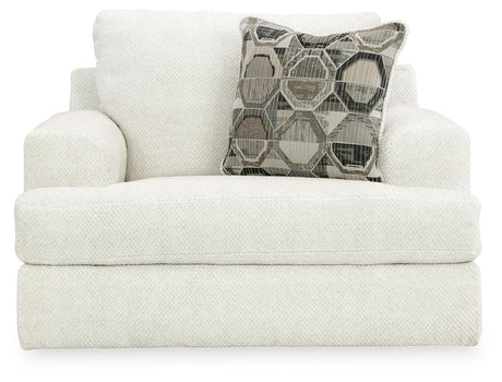 Karinne White Sofa, 2 Chairs and Ottoman from Ashley - Luna Furniture