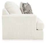 Karinne Linen Oversized Chair and Ottoman from Ashley Furniture - Luna Furniture