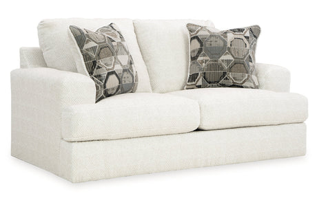Karinne Linen Sofa, Loveseat, Oversized Chair and Ottoman from Ashley - Luna Furniture