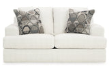 Karinne Linen Sofa, Loveseat, Oversized Chair and Ottoman from Ashley Furniture - Luna Furniture
