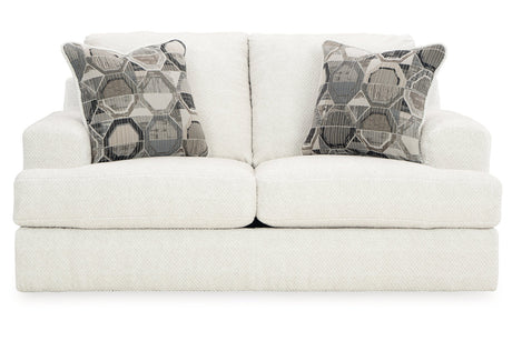 Karinne Linen Sofa, Loveseat, Oversized Chair and Ottoman from Ashley - Luna Furniture