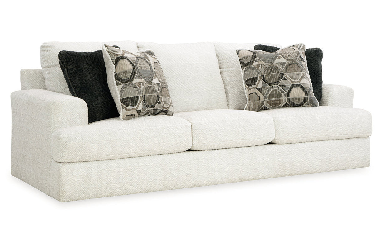 Karinne Linen Sofa, Loveseat, Oversized Chair and Ottoman from Ashley Furniture - Luna Furniture