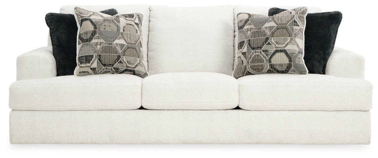 Karinne Linen Sofa, Loveseat, Oversized Chair and Ottoman from Ashley Furniture - Luna Furniture