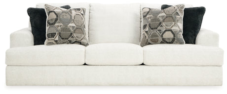 Karinne White Sofa, 2 Chairs and Ottoman from Ashley - Luna Furniture
