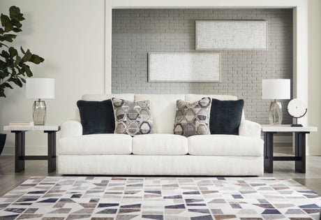 Karinne White Sofa, 2 Chairs and Ottoman from Ashley - Luna Furniture