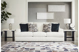 Karinne Linen Sofa, Loveseat, Oversized Chair and Ottoman from Ashley Furniture - Luna Furniture