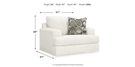 Karinne Sofa, Loveseat, Chair and Ottoman in Linen from Ashley - Luna Furniture