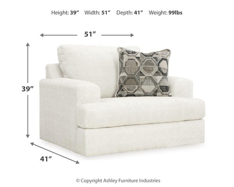 Karinne Linen Loveseat and Chair from Ashley Furniture - Luna Furniture