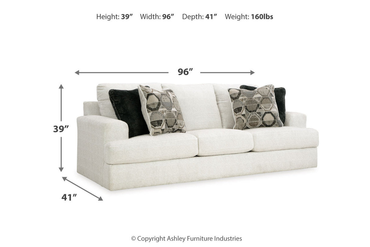 Karinne Linen Sofa, Loveseat, Oversized Chair and Ottoman from Ashley Furniture - Luna Furniture