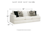 Karinne Linen Sofa, Loveseat, Oversized Chair and Ottoman from Ashley Furniture - Luna Furniture