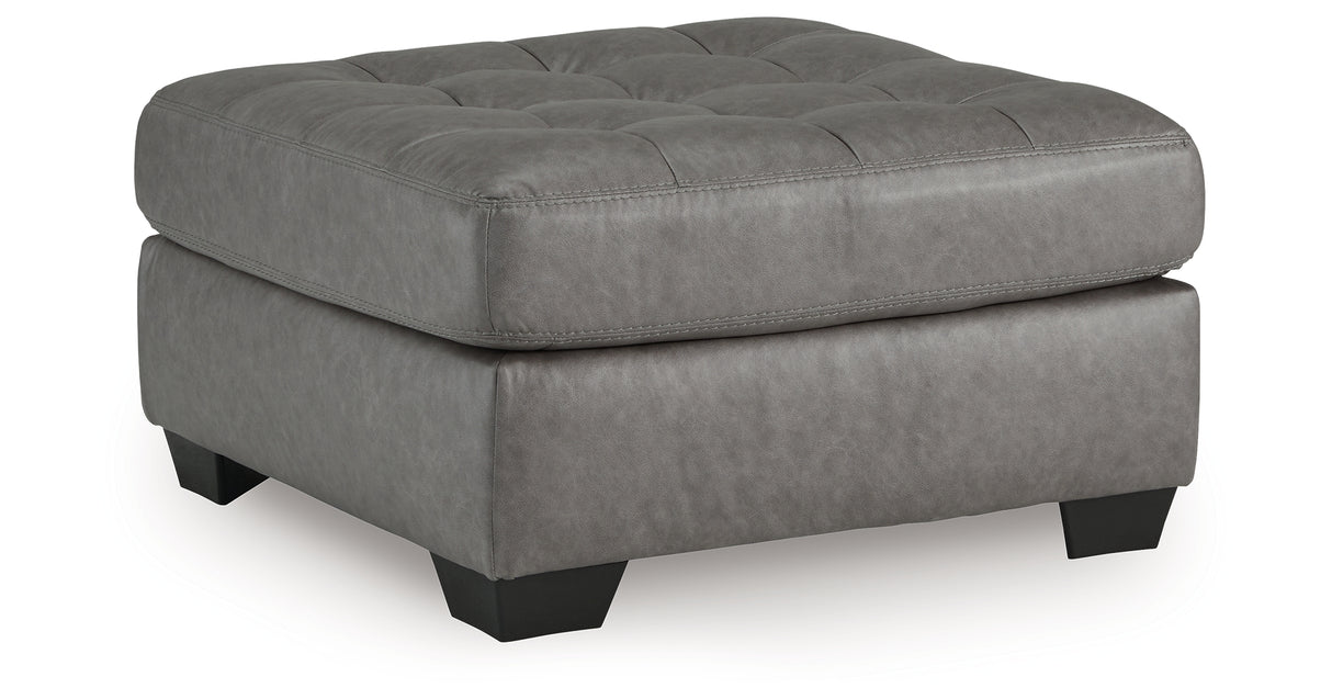 Clairette Court Alloy Oversized Accent Ottoman from Ashley Furniture - Luna Furniture