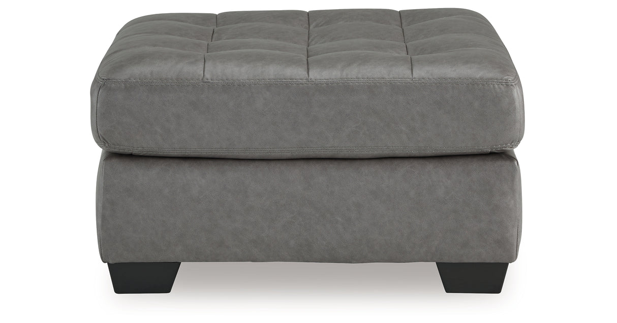 Clairette Court Alloy Oversized Accent Ottoman from Ashley Furniture - Luna Furniture