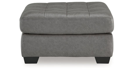 Clairette Court Alloy Oversized Accent Ottoman from Ashley - Luna Furniture